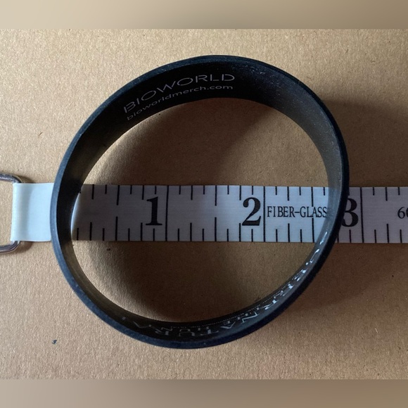 Bioworld Hot Topic Supernatural Team Castiel rubber bracelet Misha Collins SPN - Picture 5 of 5